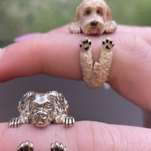 Sterling Silver dog fever rings